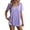 X28 Purple, variant on Womens T Shirts Puff Sleeve Square Neck Solid Blouse Ruffle Knit Tunic Top Loose Fit Casual Breathable Summer Tops Shirts For Women Size L Black