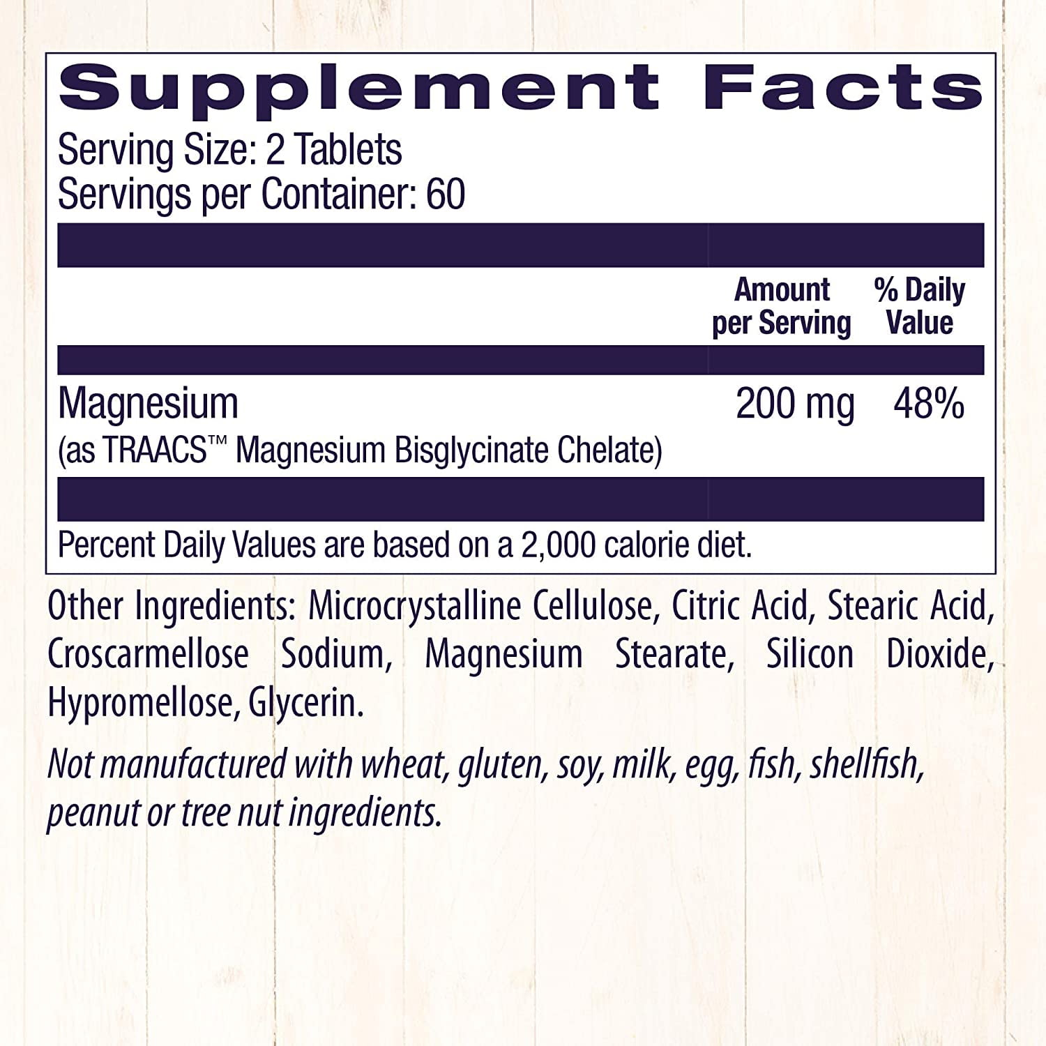 Healthy Origins Magnesium Bisglycinate Chelate (Albion Minerals, Non-GMO, Gluten Free, Cardiovascular Support, Bone Support, Neurological Support, Vegan), 120 Tablets