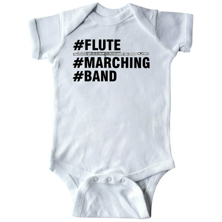 

Inktastic #Flute #Marching #Band Hashtag Text Gift Baby Boy or Baby Girl Bodysuit