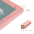 thumbnail image 2 of Hepplewhite Desk & Bookcase IV - Framed Print w/glass - Sunset Pink, 2 of 7