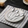 thumbnail image 3 of ReaNea Demitasse Espresso Spoons Set of 24 , Stainless Steel 5.5" Mini Spoons Set for Coffee, Dessert, Ice Cream, Metal Cutlery for Home, Kitchen, Restaurant Cafe, Party, Wedding, 3 of 7