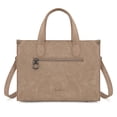 thumbnail image 5 of Montana West Women's Aztec Leather Tote Bag Set with Wallet Stylish Handbag for Everyday Use, Tan, 5 of 7