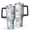 Pioneer Flower Floral-2, variant on 40oz Pioneer Flower Floral Print Pattern Insulated Tumbler with Handle, BPA-Free Leak Proof Lid and Straws, Double Wall Vacuum, Hot 12h/Cold 34h