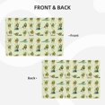 thumbnail image 4 of Rocae Avocado for Exercise Printed Heat Resistant Place Mats,Classic Hemstitch Cloth Fabric Placemats Imitation Linen Place Mat Table Mats 18x12 inch, 4 of 9
