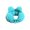 Light Blue, variant on Virelaxpo Press to Inflate U Shape Neck Pillow Portable Inflatable Travel Neck Cushion Support for Car Airplane Office Nap 31.5 Inch