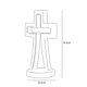 thumbnail image 4 of Figura Decorativa Religiosa de Porcelana 23cm - CRUZ - Crown Baccara, 4 of 5