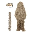 thumbnail image 2 of Ghillie Ensemble Uniforme Invisible pour Activité Extérieure Halloween Cosplay Marron 110140cm, 2 of 8