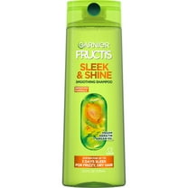 Garnier Fructis Sleek and Shine Fortifying Shampoo for Frizzy, Dry Hair, 12.5 fl oz