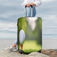 thumbnail image 7 of Daiia golf ball perched on a tee Luggage Cover, Thickened Washable Travel Luggage Covers, Elastic Unique Baggage Covers for 18-20 inch Luggage-Small, 7 of 7