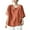 Orange1, variant on Qingpeng Women's Embroidered Blouse Short Sleeve Tops Casual V Neck Loose Fit Cotton Linen T-Shirt