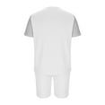 thumbnail image 3 of Cmfcve Men's Summer Short Sets Versatile Breathable Athletic Set Round Neck Short Sleeve Suit Set, 3 of 5