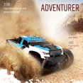 thumbnail image 2 of Remote Control Car 1/18 Full Scale 2.4GHz Off Road Trucks 4WD 30KM/H Vehicle Racing Climbing Car Gif2 battery, 2 of 4