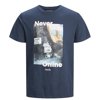 Men Outdoors T-Shirt Small Never Online Slub Graphic Tee S