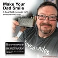 thumbnail image 2 of Fathers Day Card for Dad from Son or Daughter - Laser Engraved Wallet Card, 2 of 7