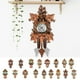 thumbnail image 1 of Gwong Decoración hogareña Reloj de pared de madera precisa decorativa estilo nórdico antiguo reloj de madera para sala de estar Gwong 21063550, 1 of 6