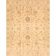 thumbnail image 1 of Ahgly Company Indoor Rectangle Abstract Orange Oriental Area Rugs, 5' x 7', 1 of 6
