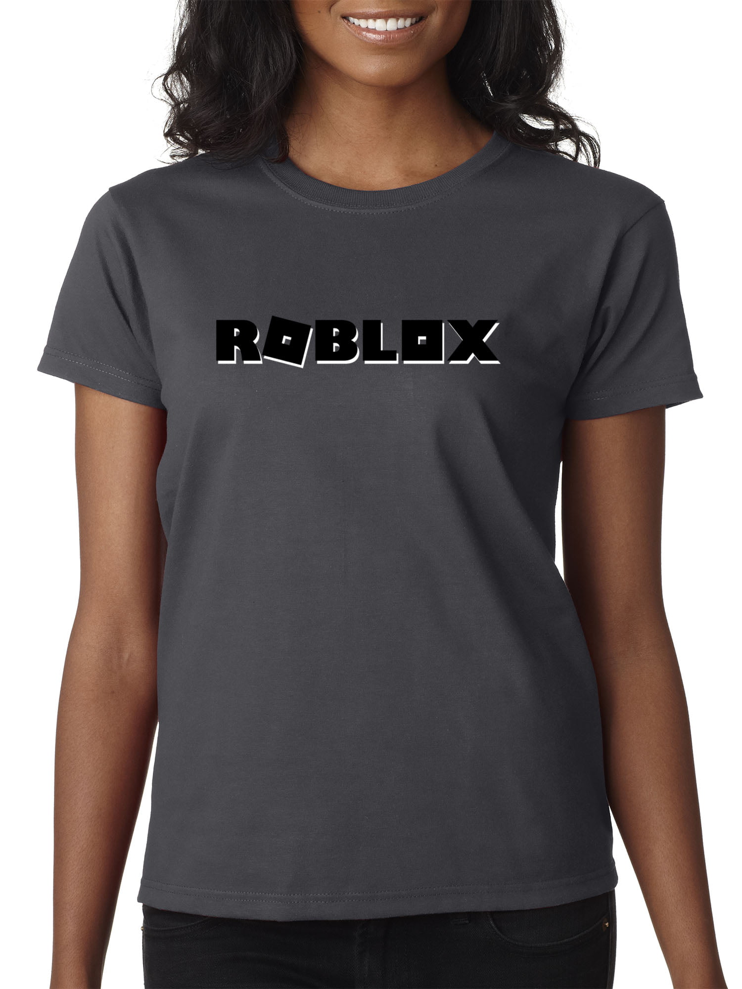 Trendy Usa Trendy Usa 1168 Women S T Shirt Roblox Block Logo - roblox pain shirt