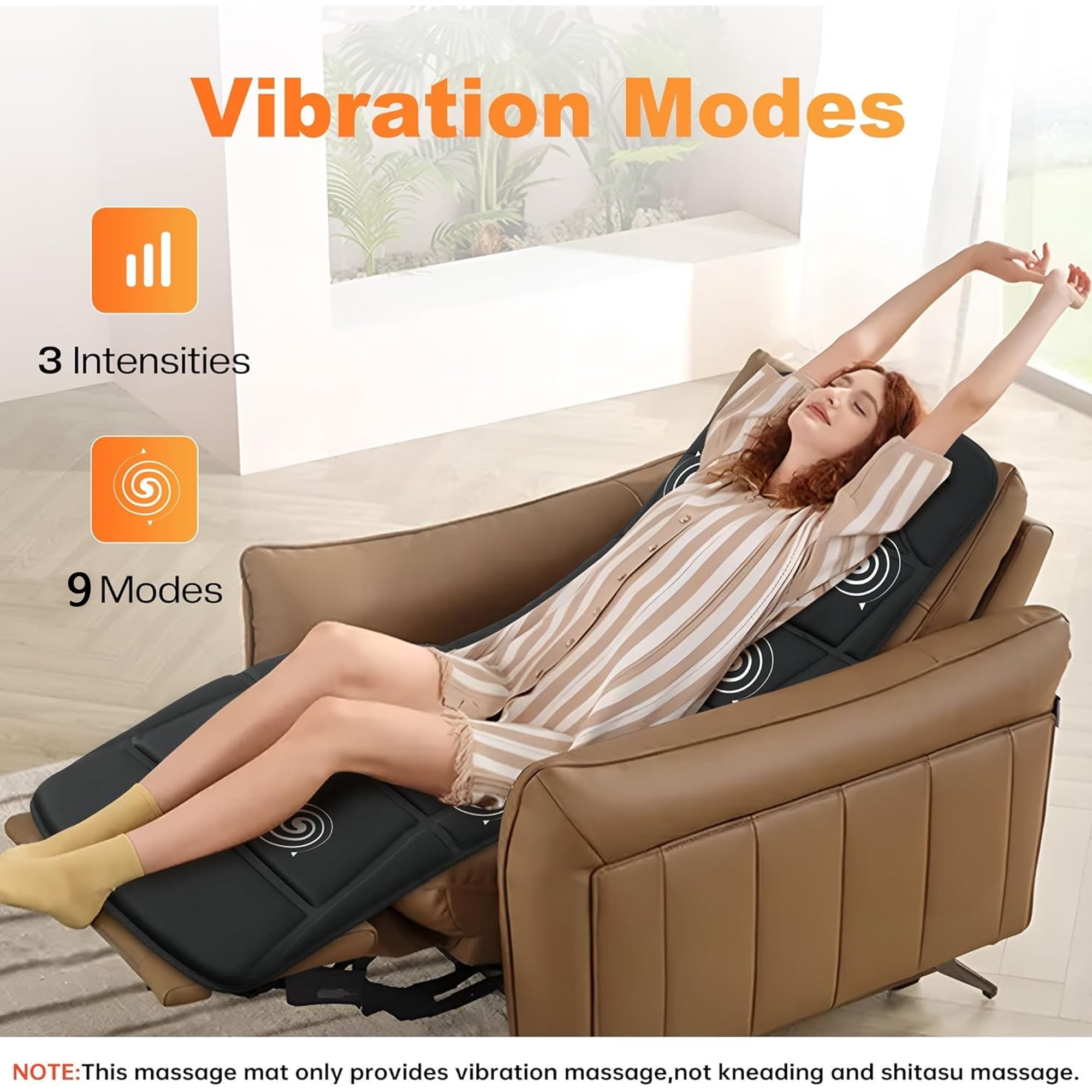 Daretodo Full Body Massage Mat with Heat, Vibration Back Massage Pad, Full Body Massager for Neck Back Pain, Massage Mattress Pad, Gifts for Men Women