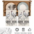 thumbnail image 5 of Chicken Kitchen Towels Set of 2, Vintage Rustic Farmhouse Animals Text Absorbent Dish Towels for Kitchen, Microfiber Hand Towel, Quick Drying Tea Towel for Cleaning Decorative Dishcloths, 5 of 7