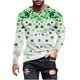 thumbnail image 2 of Amzcrzy - Sudadera Para Hombre, Diseño De Moda, Cuello Redondo, Informal, Manga Larga, Color Verde, 3Xl, 2 of 5