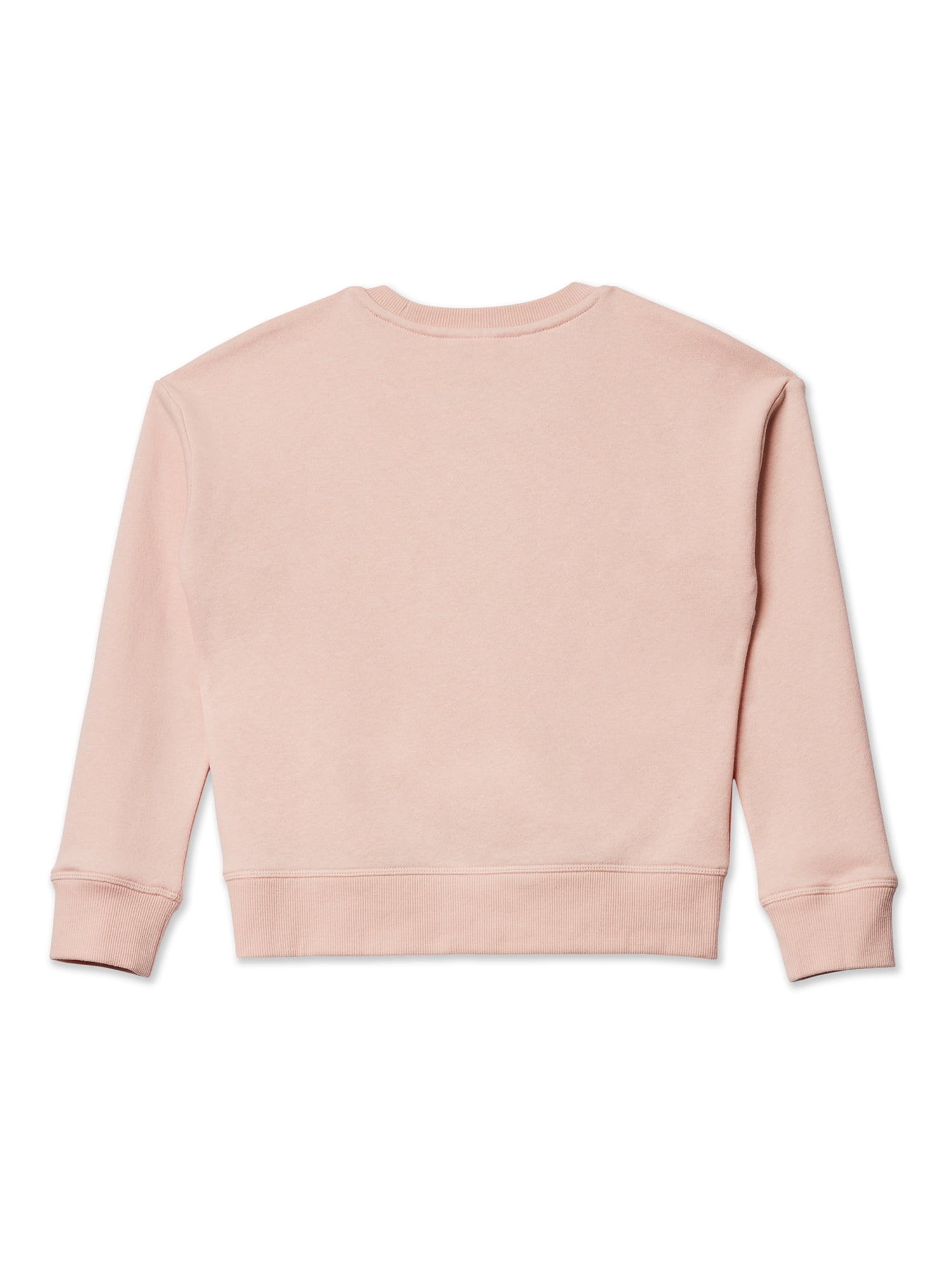 Reebok Girls Journey Color Block Cropped Crew Sweatshirt, Sizes 4-18