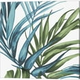 thumbnail image 4 of Metaverse Palm Leaves by Eva Watts, 3 Piece Canvas Art Set Each 14"W x 14"H, 4 of 5