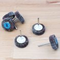 thumbnail image 3 of AUTOTOOLHOME Paquete de 10 lijadora de rueda abrasiva de grano 80 vástago de 1/8 pulgadas para taladro pulido ruedas de lijado herramienta rotativa, 3 of 5