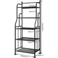Plant Stand,Zzbiqs 5 Tier Metal Flower Pots Holder Storage Shelf