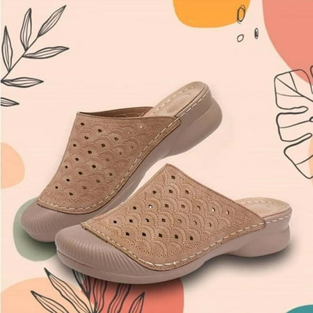 

Patlollav Womens Sandals Clearance New Style Casual Women Sandals And Slippers With Flat Bottom For Outer