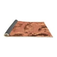 thumbnail image 2 of Ahgly Company Indoor Square Abstract Orange Modern Area Rugs, 6' Square, 2 of 4