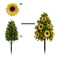 thumbnail image 2 of PoyoKee Fake Flowers, 2pcs No Watering Ground Stake Artificial Flowers for Outdoors, No-Fade Faux Fake Plants for Porch Garden Room Decor, 22 inch, 2 of 7