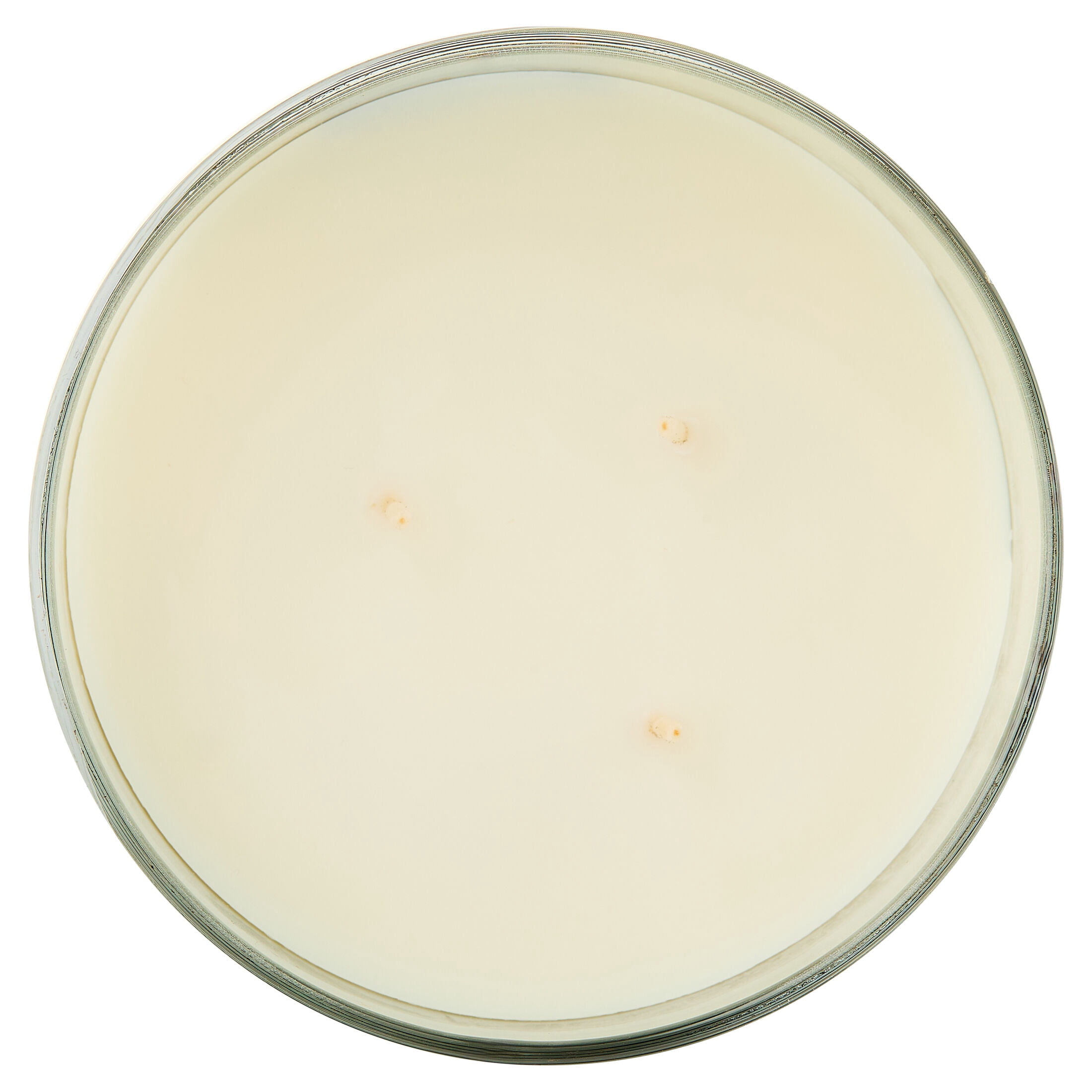 Mainstays 3-Wick Glass Jar Candle with Decorative Wrap, Creamy Cashmere, 13 oz