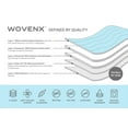thumbnail image 2 of WOVENX Organic Incontinence Pads for Kids & Toddlers - 5 Layer Waterproof Protectors for Overnight Bed Wetting - Reusable & Washable Pee Pads - Fits Twin to Full Size Beds - 34" x 52" Dinosaur, 2 of 10