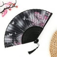 thumbnail image 2 of Ancient Chinese Style Folding Fan Bamboo Handheld Fan For Traditional Dance, Home Decoration, And Daily Use, 2 of 6