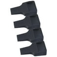 thumbnail image 3 of 4Pcs Wheel Stoppers U Shaped Wheels Caster Cups Accessory for Sofas Beds Chairs Furnitures Black, 3 of 9