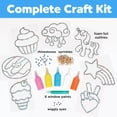 thumbnail image 6 of Creativity for Kids Easy Sparkle Window Art- Child, Beginner Craft Kit for Boys and Girls, 6 of 7