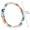 thumbnail image 4 of Flower Butterfly 14.5 Inch Printing PVC Leather Auto Accessories Steering Wheel Cover for Car Wheel Covers, 4 of 6