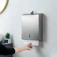 thumbnail image 6 of Gorlary Commercial Wall Mount Towel Dispenser, Grey, 6 of 7