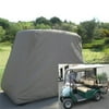 Golf Cart Cover, Waterproof 4 Passengers Car Detector Golf Cart Storage Cover For EZ Go Club, Taupe