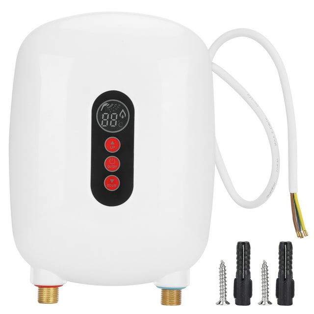 Tankless Water Heater,6500W Instant Water Heater Water Heater Water Heating Device Breakthrough Technology