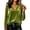 Army Green, variant on Women's Velvet Pullover Top, Long Sleeve V-Neck Button-Up Blouse, Winter Casual Fuzzy Sweater Jacket For Party Pink 2Xl