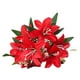 thumbnail image 3 of Ramo de flores de lirio de seda - arreglo floral artificial de 35 cm para decoración del hogar, azul, rojo, amarillo, blanco rosa, una pieza, 3 of 5