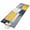 Yellow Black Gray, variant on 2'x6' Rug Runners for Hallways Kitchen, Yellow Gray Non Slip Entryway Beside Floor Carpet Runner, Modern Abstract Oil Painted Washable Laundry Room Bedroom Throw Rugs Mat for Family Pet
