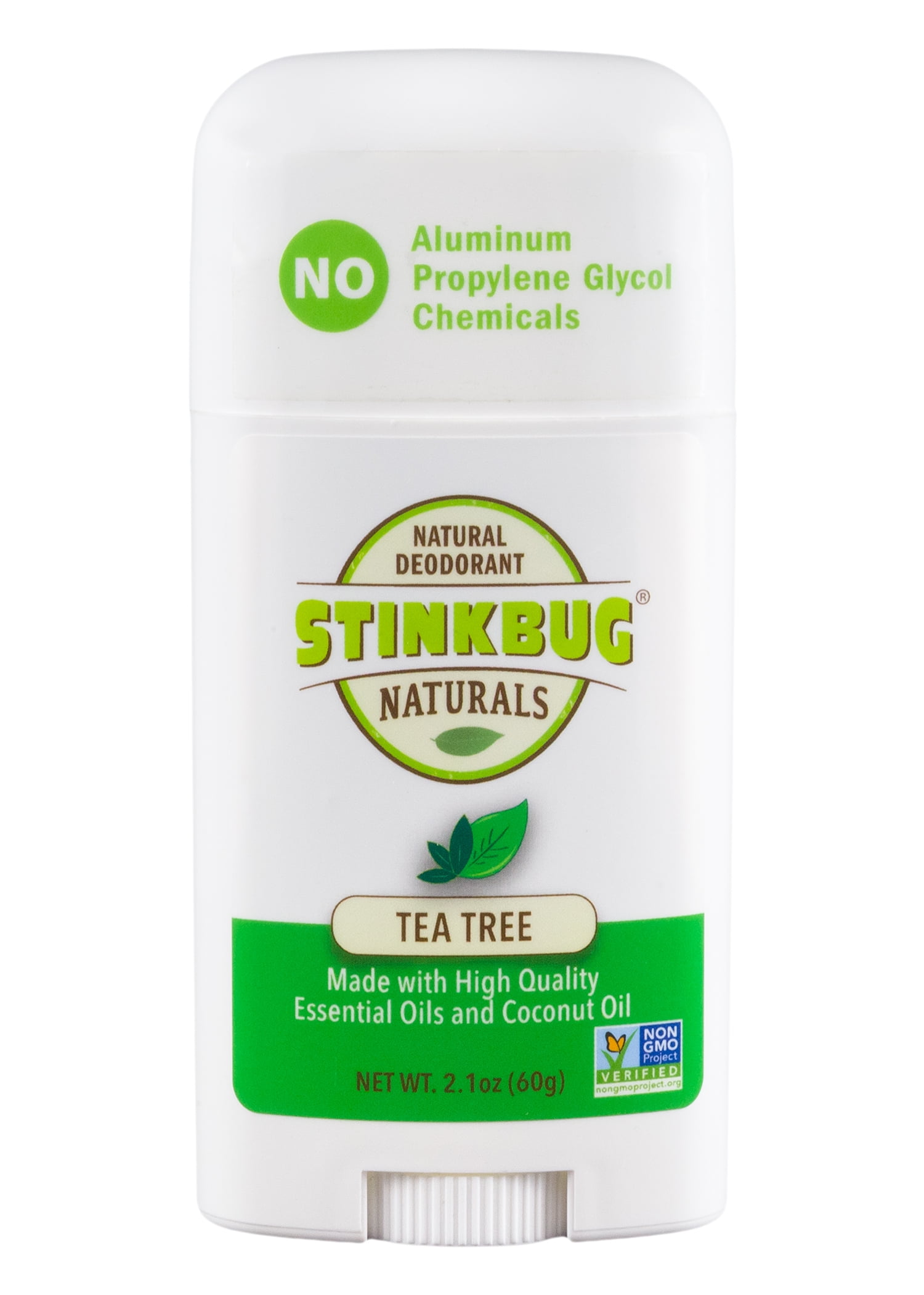 Stinkbug Naturals Tea Tree Stick Deodorant, 2.1 oz