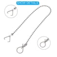 thumbnail image 4 of Unique Bargains Toilet Handle Chain, 3pack 275mm/10.83' Universal Toilet Flapper Lift Chain, 4 of 7