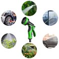 thumbnail image 3 of 100ft Expandable Garden Hose with 9 Function Nozzle Flexible Strong Water Hose with 3/4 Inch Solid Brass Connector and Double Latex Core, 3 of 8
