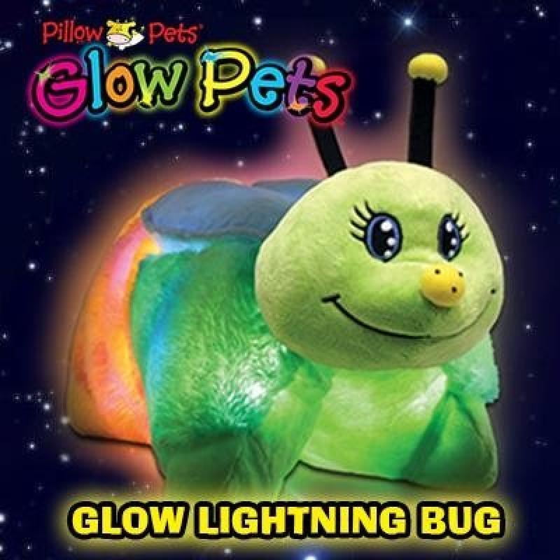 Pillow Pets Glow Pets Lightening Bug 12"