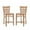 Off-White, variant on Linon Lola Counter Stool Wood Seat Black Set Of 2