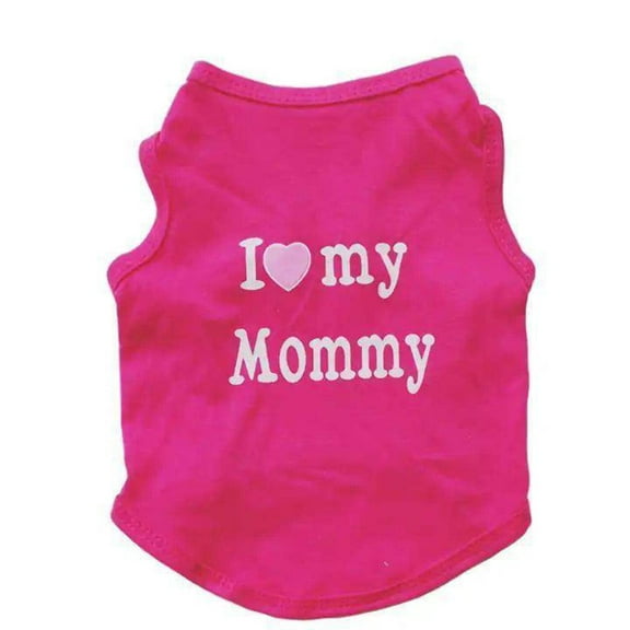 I Love My Mommy Dog Tee