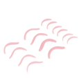 thumbnail image 4 of 7 Pairs Silicone Eyelash Curlers, Different Sizes, Reusable, Beauty Salon, Pink, 4 of 4